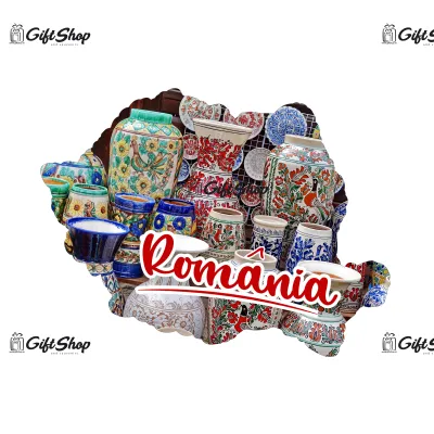 Mgs025-magnet frigider-harta romania